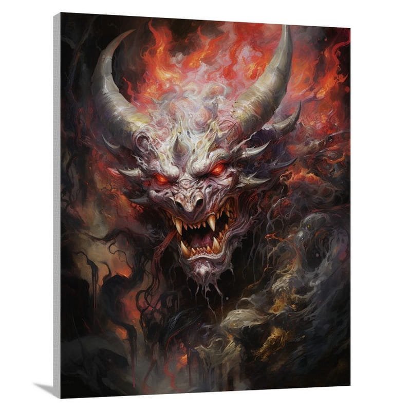 Demon's Reign - Contemporary Art - Canvas Print
