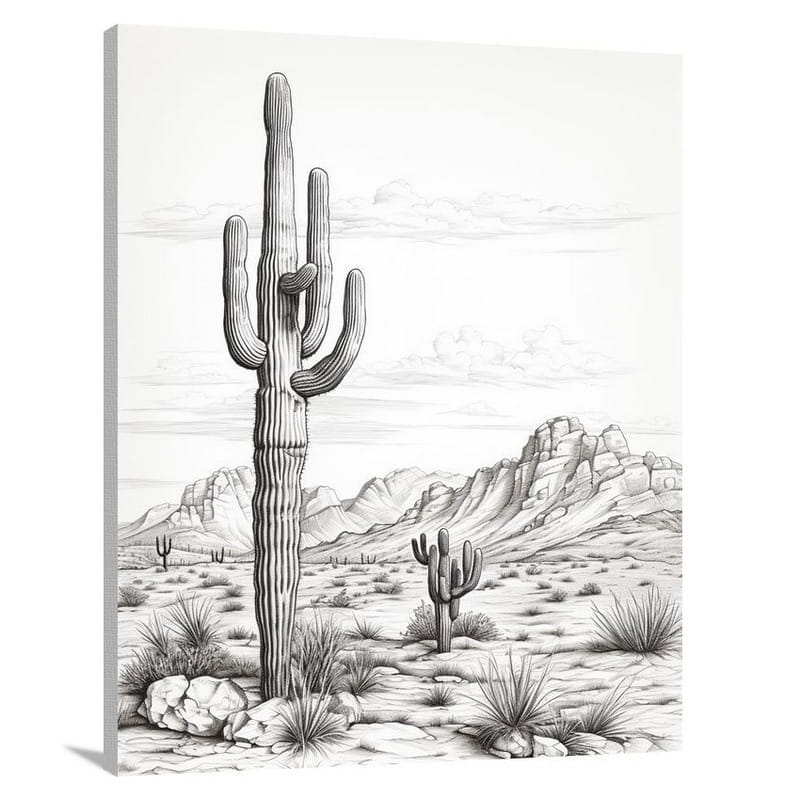 Desert Serenity - Canvas Print