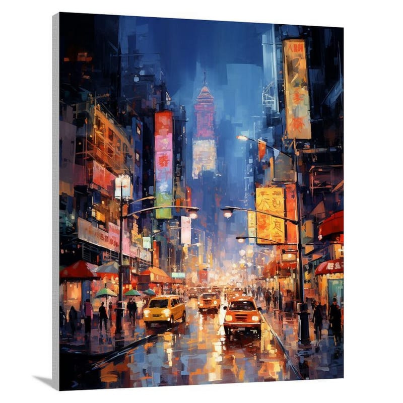 Determination in the City - Canvas Print