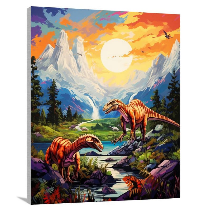 Dinosaur Dreams - Canvas Print