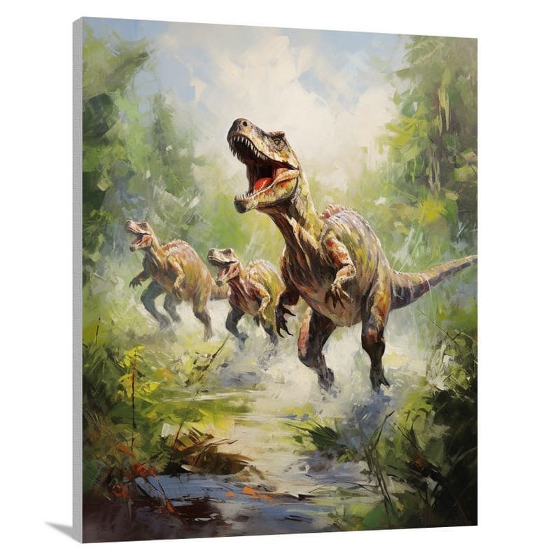 Dinosaur Symphony - Canvas Print