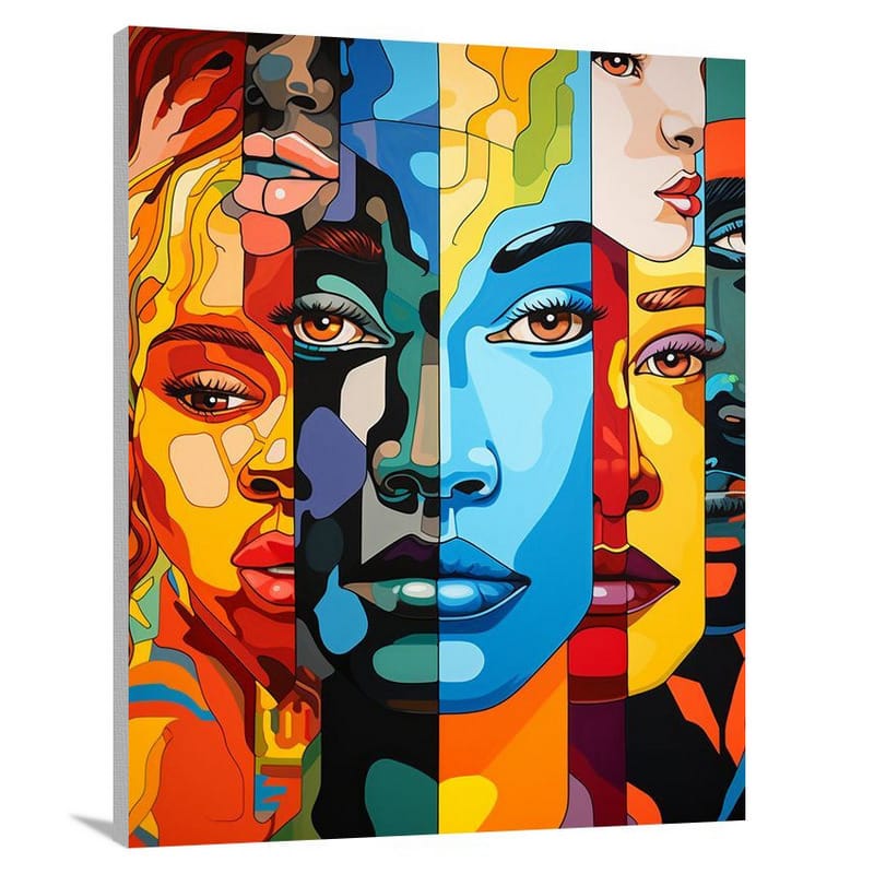 Diversity Unleashed - Pop Art - Canvas Print
