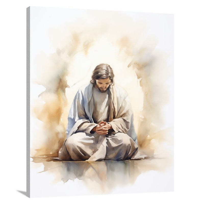 Divine Reflections: Christianity's Prayer - Canvas Print