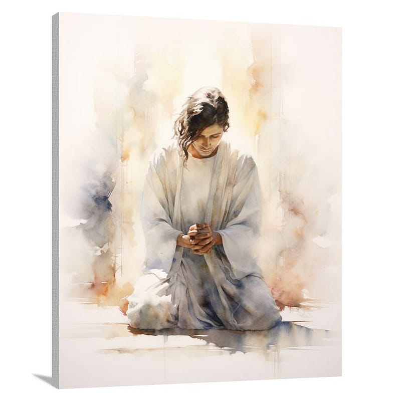 Divine Reflections: Christianity's Serenity - Canvas Print