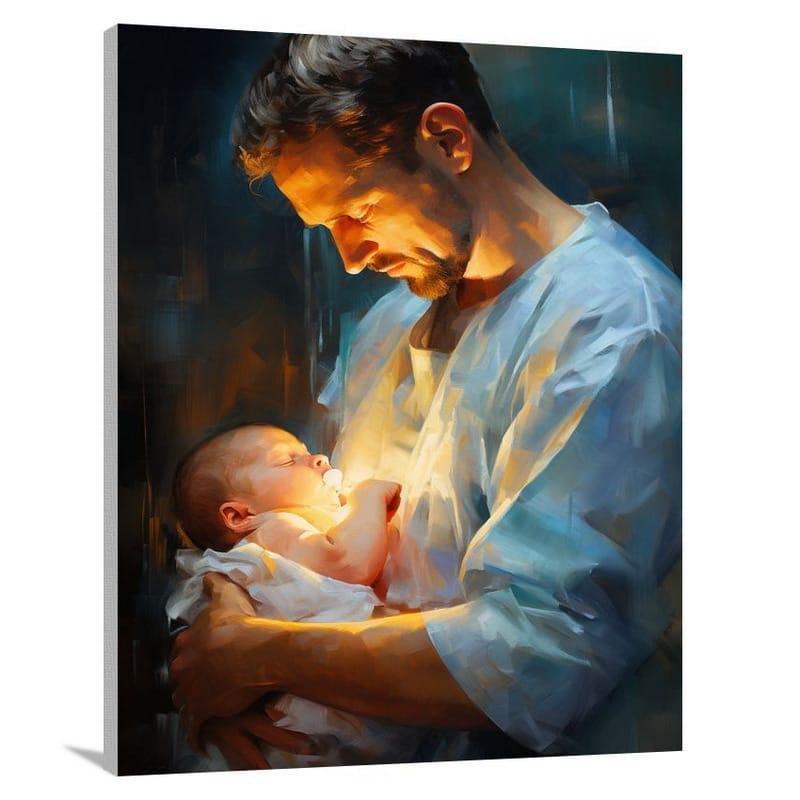 Doctor's Tender Touch - Canvas Print