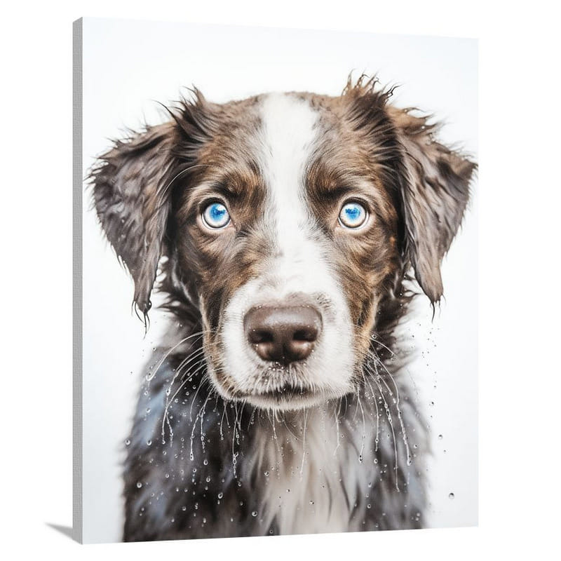 Dog Photography: Soulful Resilience - Canvas Print