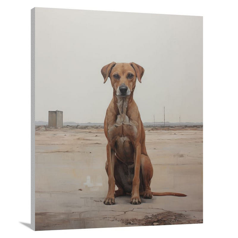 Dog's Loyalty - Canvas Print