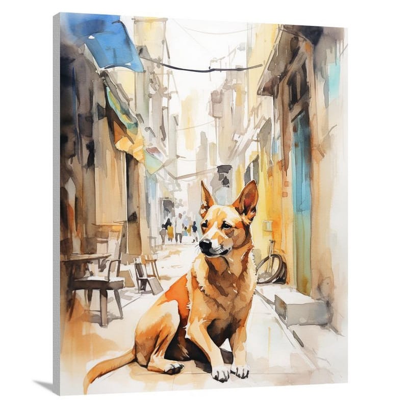 Dog's Solace - Canvas Print