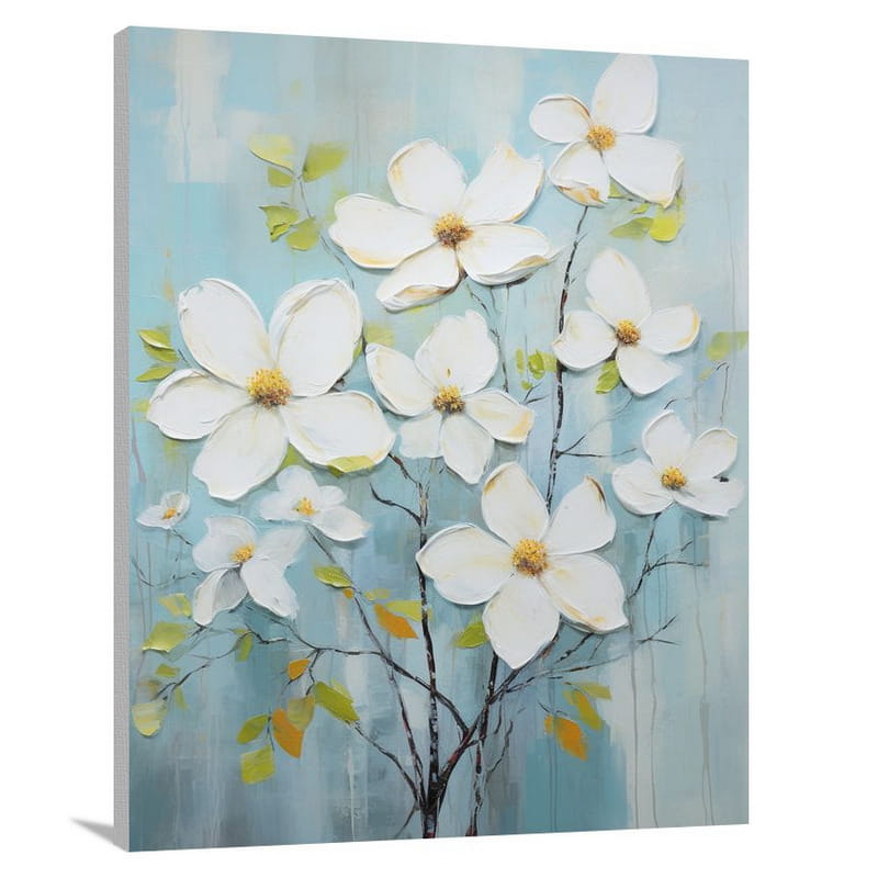 Dogwood Blossoms - Canvas Print