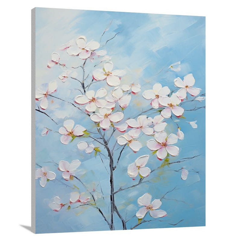 Dogwood Blossoms - Impressionist - Canvas Print