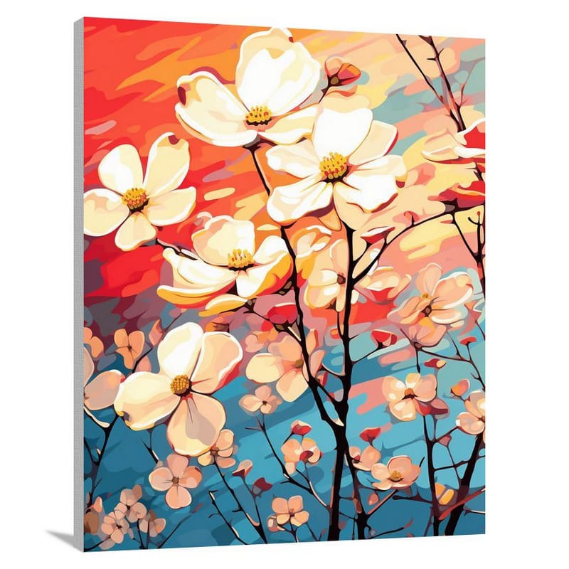Dogwood in Bloom - Canvas Print
