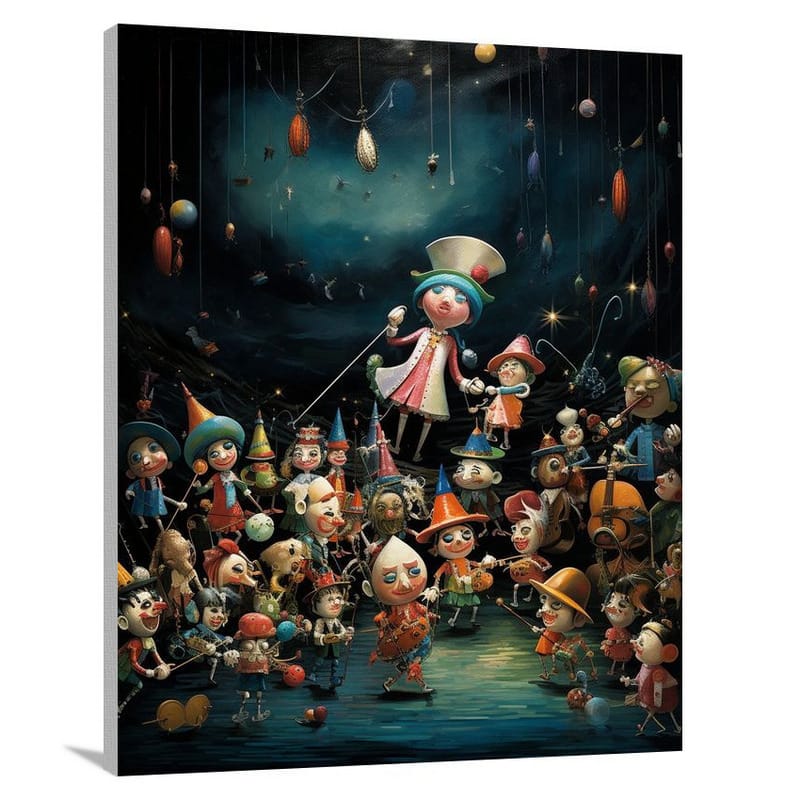 Doll's Midnight Masquerade - Canvas Print