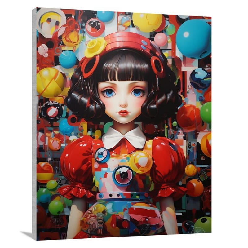 Doll's Playtime - Pop Art - Canvas Print