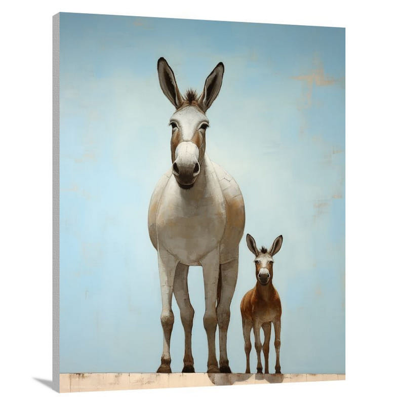 Donkey's Harmony - Canvas Print