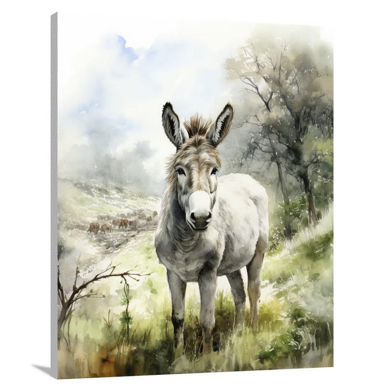 Donkey's Serenity - Canvas Print