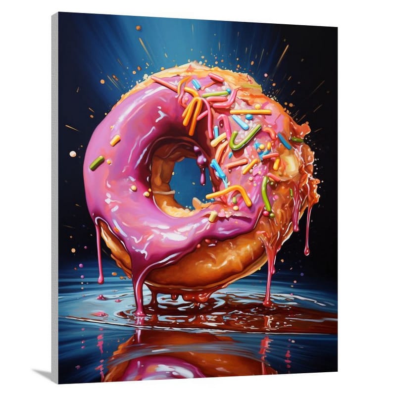 Donut - Contemporary Art - Canvas Print