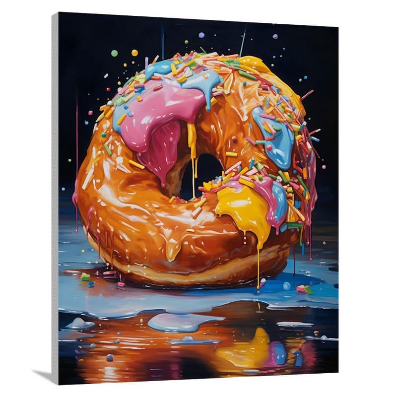 Donut Delight - Contemporary Art - Canvas Print