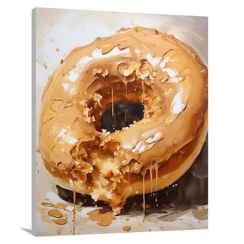 Donut Delight - Impressionist 2 - Canvas Print