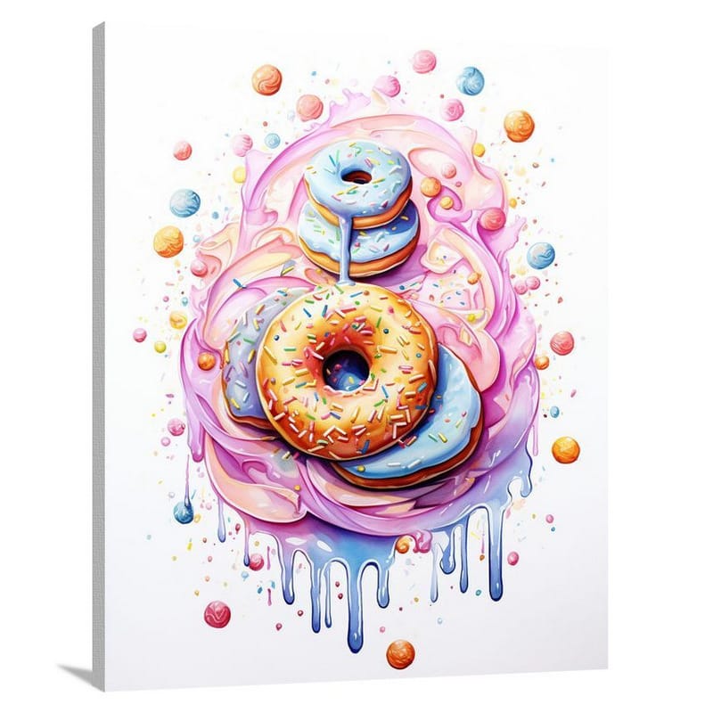 Donut Delights - Canvas Print