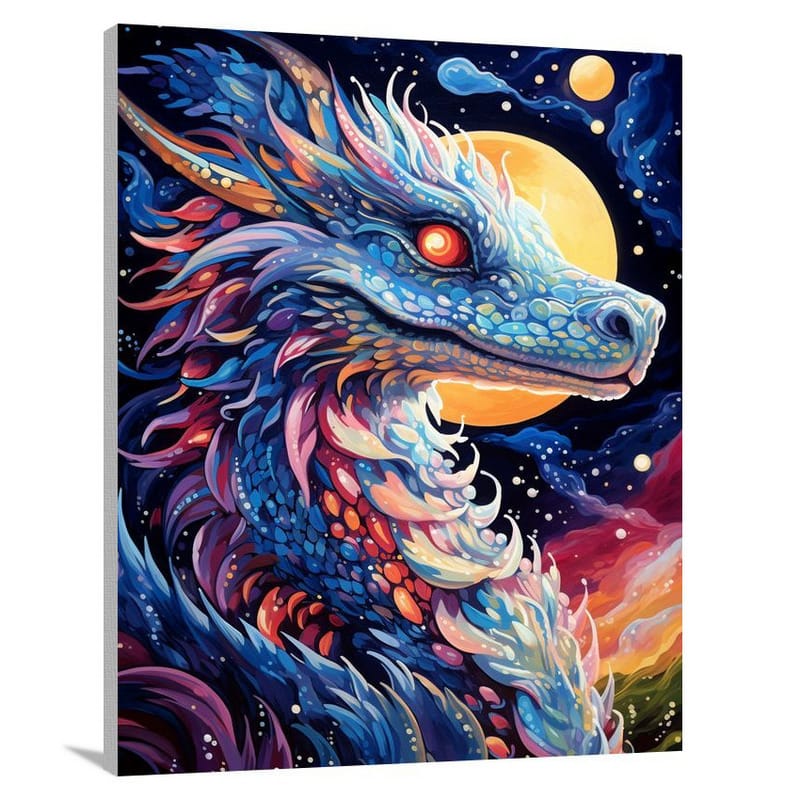 Dragon's Dance - Pop Art 2 - Canvas Print