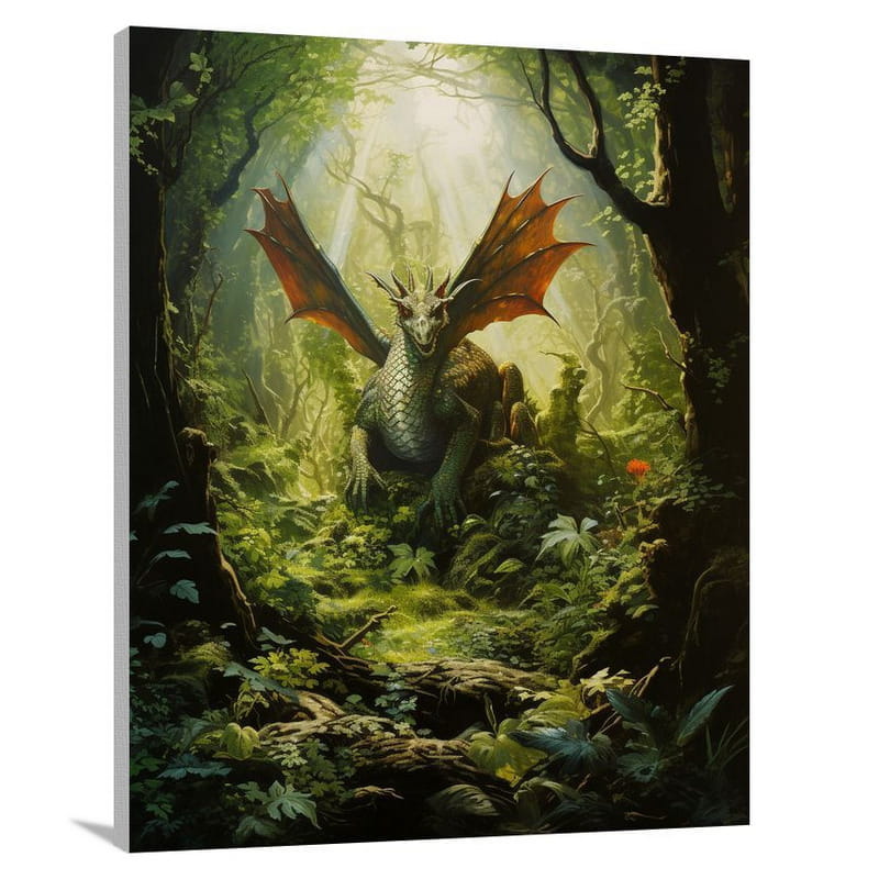 Dragon's Enchantment - Contemporary Art - Canvas Print