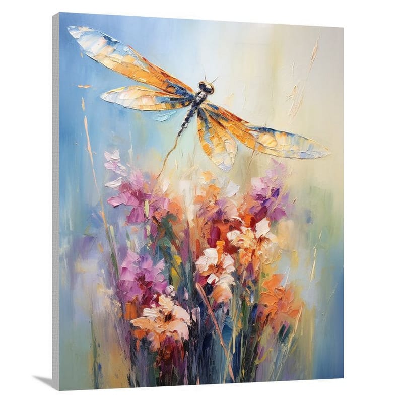 Dragonfly's Dance - Canvas Print
