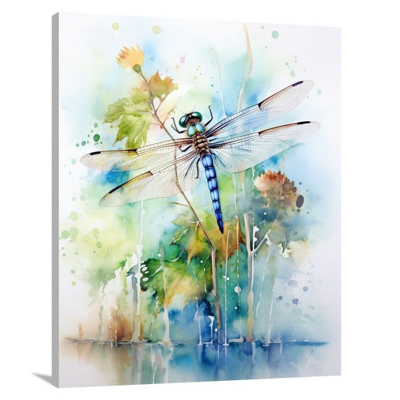 Dragonfly's Metamorphosis - Canvas Print