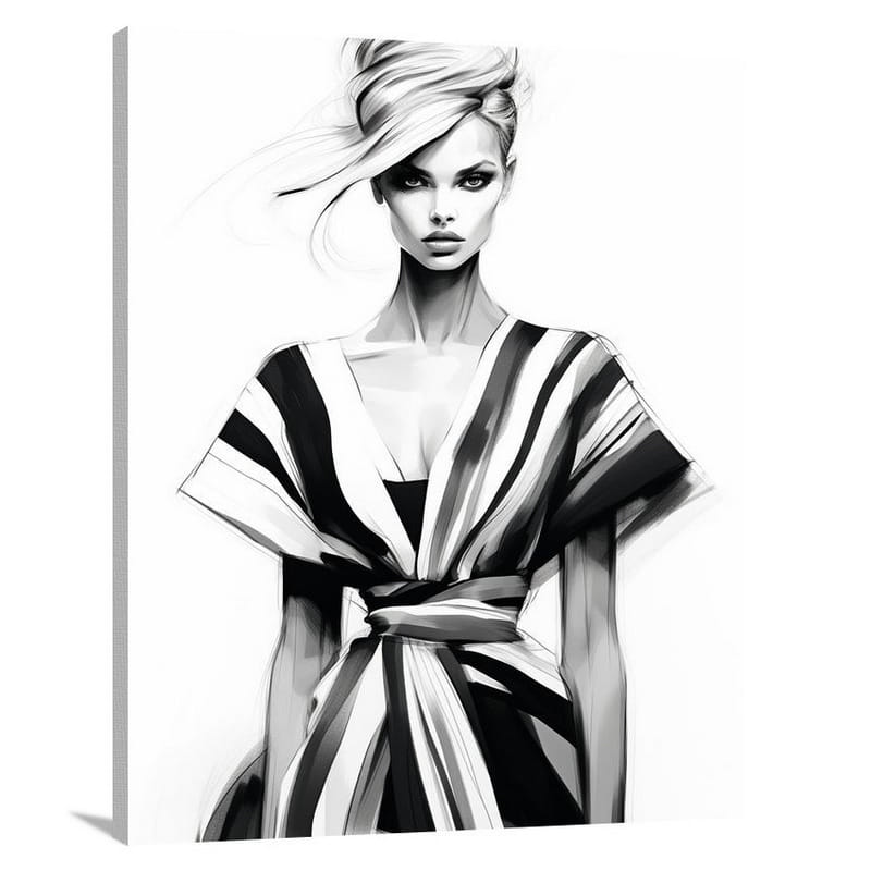 Dress Code: Stripes of Empowerment - Canvas Print