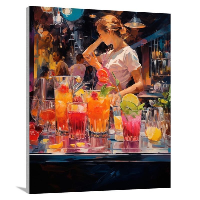 Drink Delight - Impressionist - Canvas Print