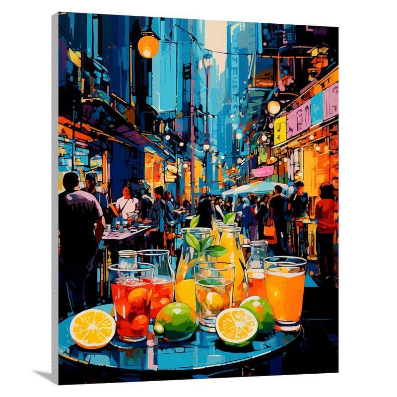 Drink Delight - Pop Art - Canvas Print