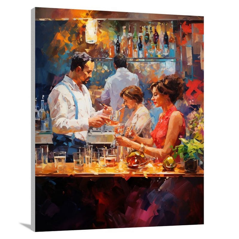 Drink, Drinks: A Spirited Symphony - Canvas Print