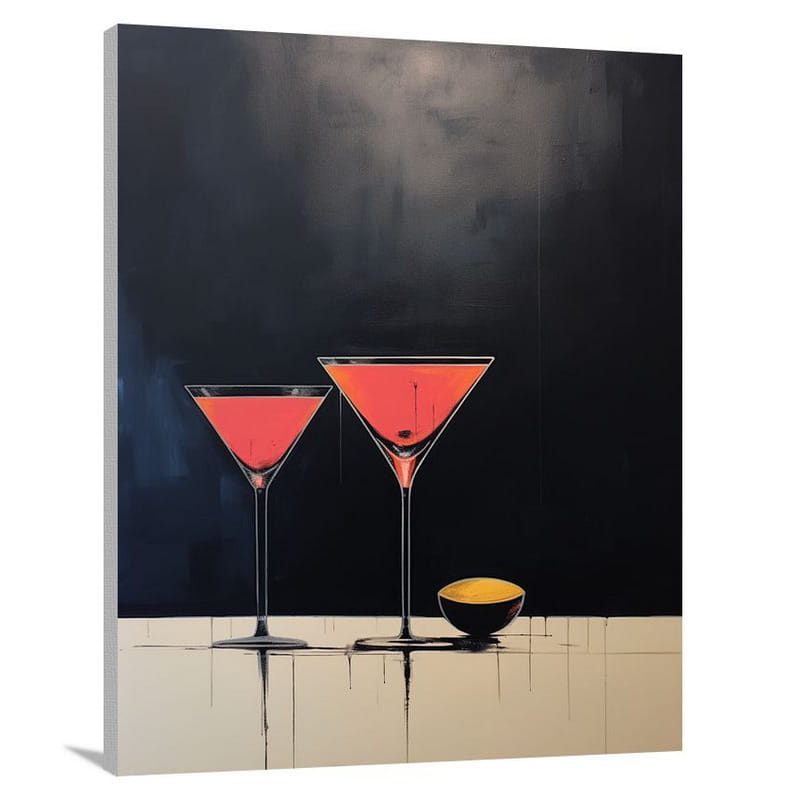 Drink, Drinks: Melancholy Melodies - Canvas Print