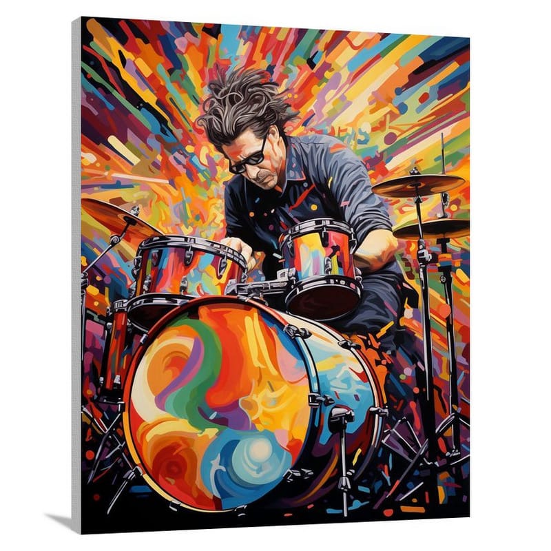 Drumming Melodies - Canvas Print