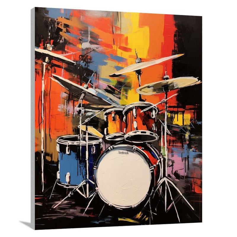 Drumming Rhythms - Canvas Print