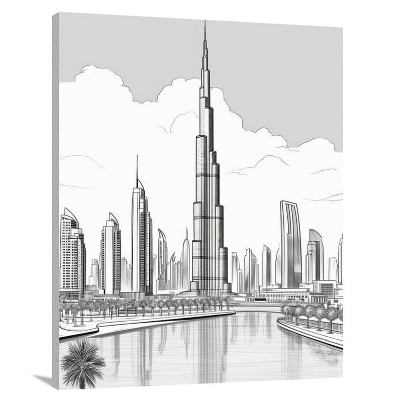 Dubai Ascending - Canvas Print