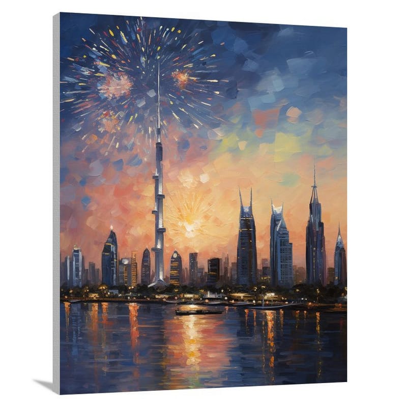 Dubai Nights - Canvas Print