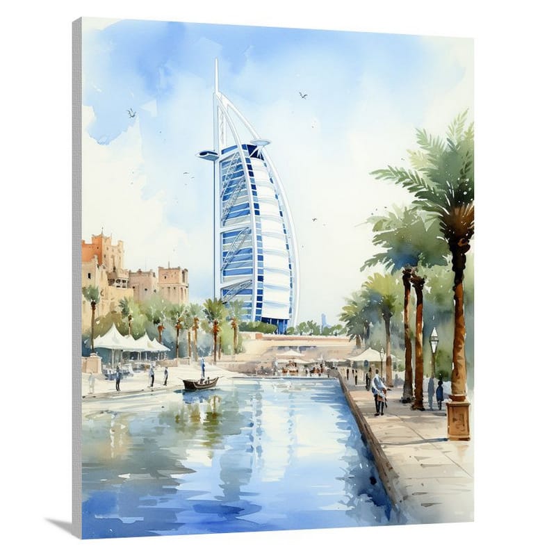 Dubai Oasis - Canvas Print