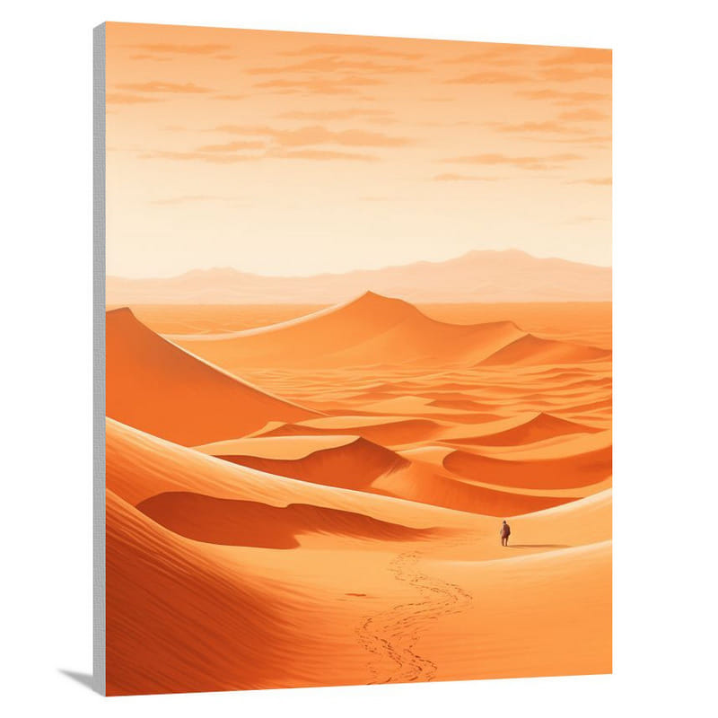 Dubai's Desert Journey - Canvas Print