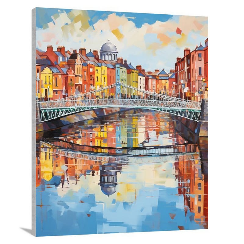 Dublin's Reflections - Canvas Print