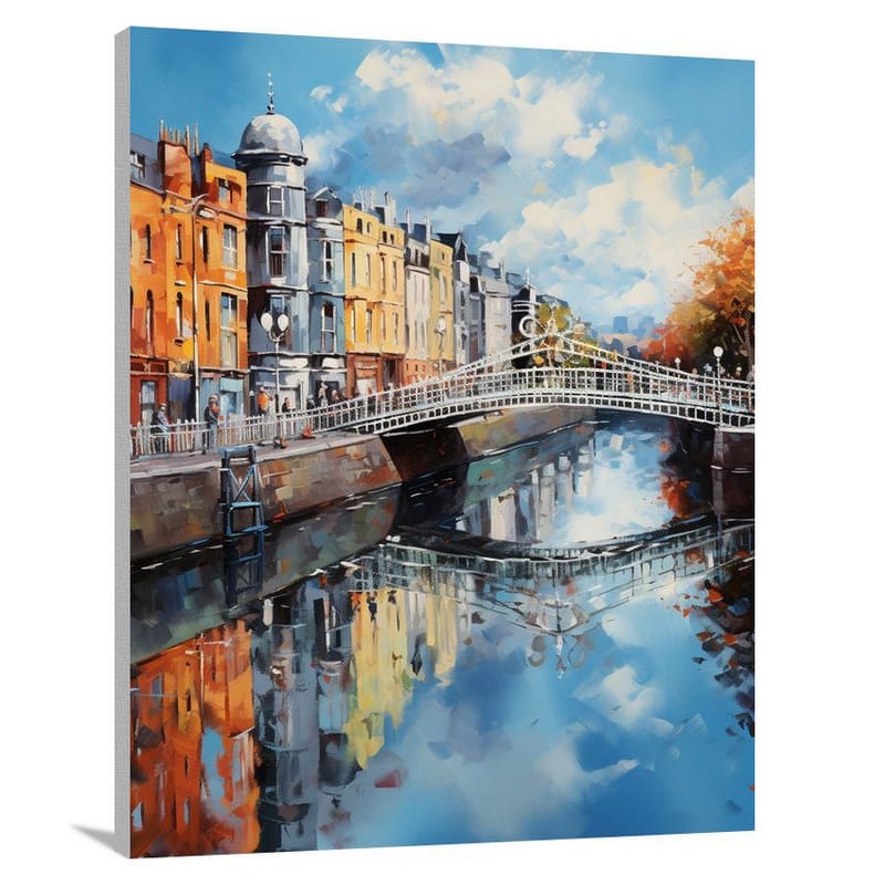 Dublin's Reflections - Contemporary Art - Canvas Print