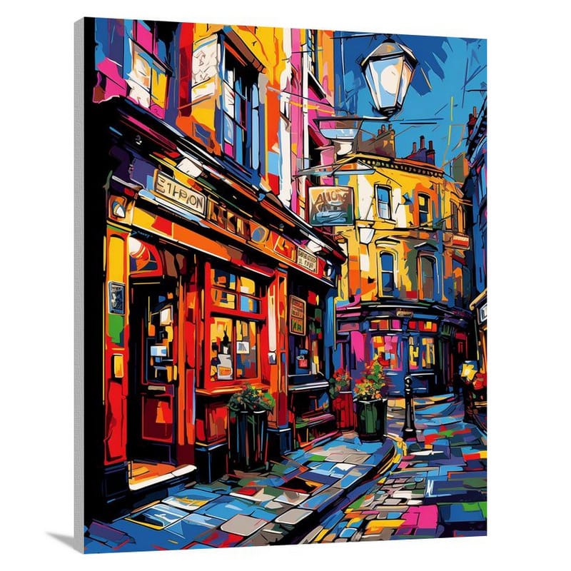 Dublin's Vibrant Tales - Canvas Print