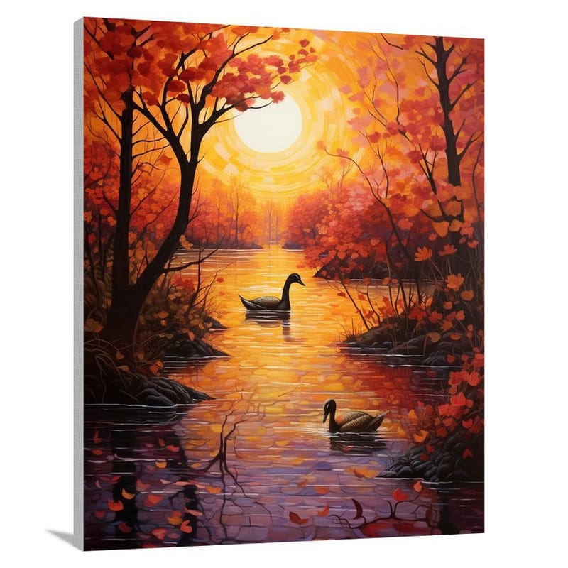 Duck's Harmony - Canvas Print