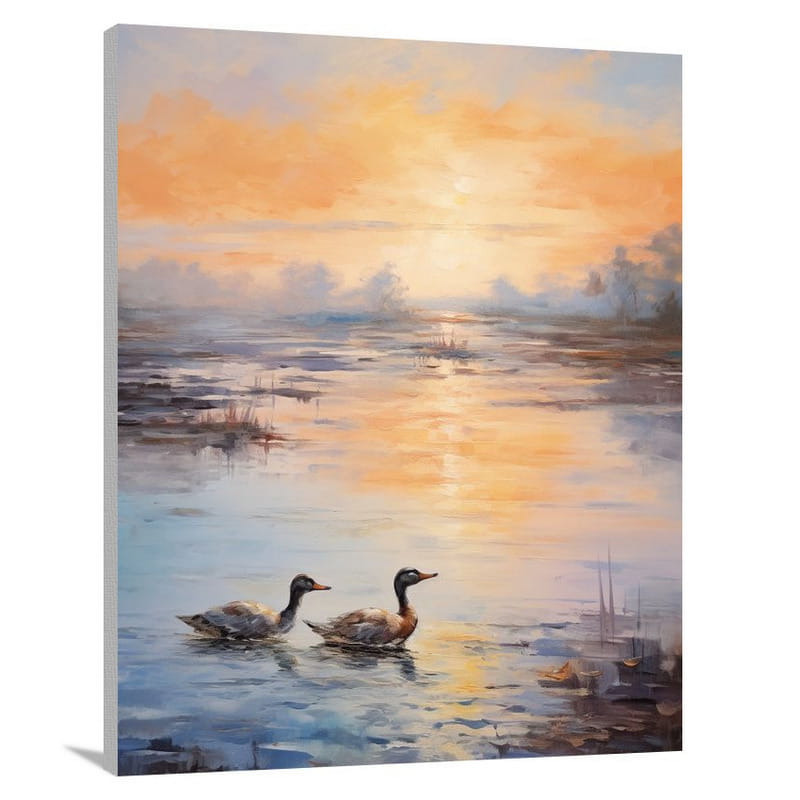 Duck's Serenade - Canvas Print