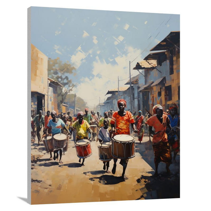 Echoes of South Africa - Contemporary Art - Canvas Print