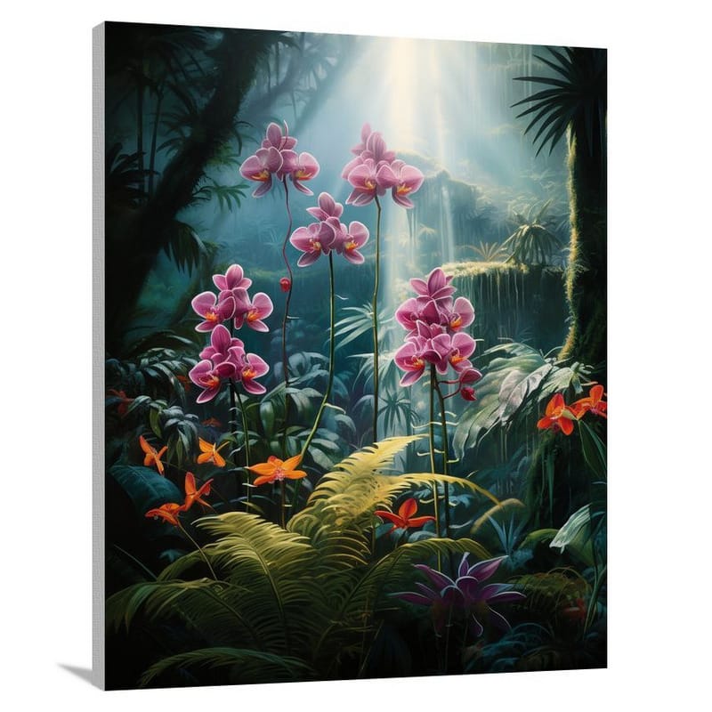 Ecuador's Enigmatic Blooms - Canvas Print