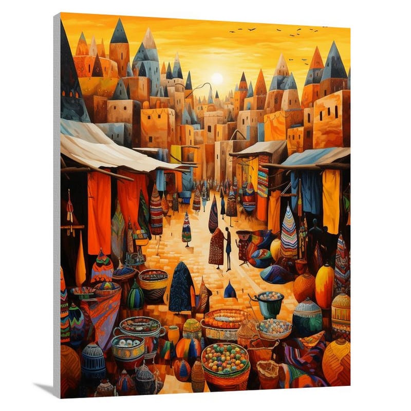 Egyptian Bazaar - Canvas Print