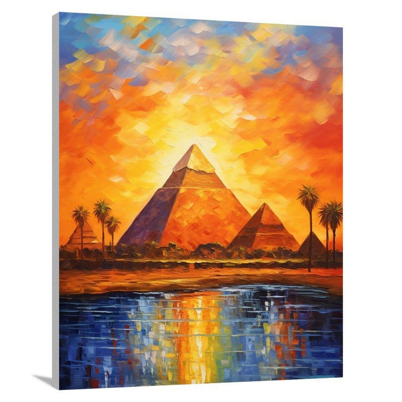 Egyptian Sunset - Canvas Print