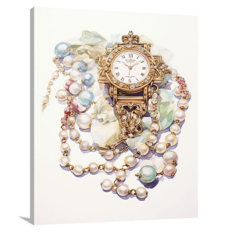 Elegant Adornments: Jewelry's Timeless Charm - Canvas Print