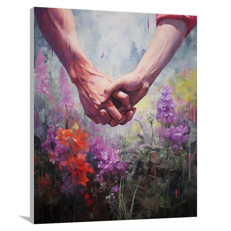 Embrace of Equality: LGBTQ+ Harmony - Canvas Print