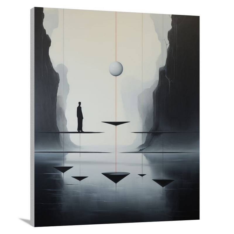 Emotional Balance: Floating Dreams - Canvas Print